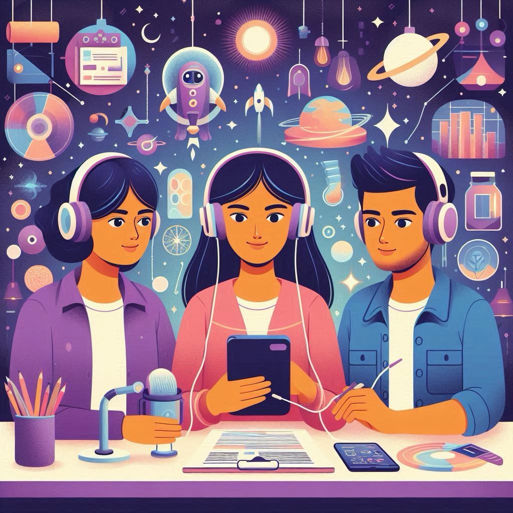 Hinh Podcast series truyen Hanh trinh Lien Hoa